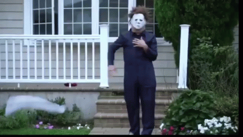 Funny Halloween GIF - Funny Halloween Michael Myers - Discover & Share GIFs