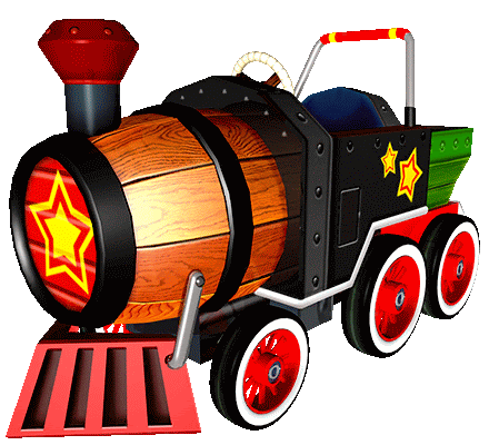 Barrel Train Mario Kart Double Dash Sticker