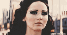 20. Trying To Make Your Face Give A Fuck, But It Just Really Really Won’t. GIF - Catching Fire Katniss Everdeen Jennifer Lawrence GIFs