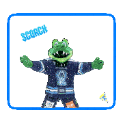 a picture of a mascot with the word scorch above him
