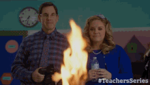 Watching It Fire Our Plan GIF - Watching It Fire Fire Our Plan GIFs