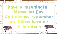 a sign that says have a meaningful memorial day