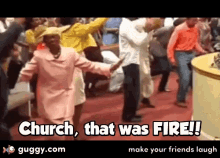 Fire Church GIF - Fire Church Dancing GIFs