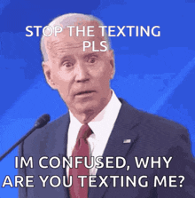 Confused Joe Biden GIF - Confused Joe Biden Texting GIFs