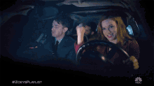 Singing In The Car Jane Levy GIF - Singing In The Car Jane Levy Zoey GIFs
