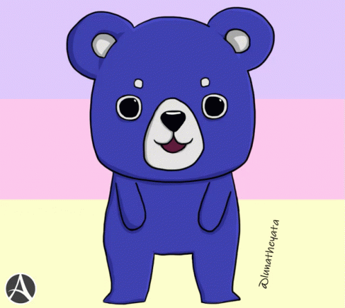 Blue Bear Cartoon GIFs | Tenor