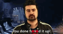 Angryjoe You Done GIF - Angryjoe You Done Messed It Up GIFs