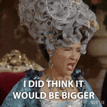 I Did Think It Would Be Bigger Queen Charlotte GIF - I Did Think It Would Be Bigger Queen Charlotte Bridgerton GIFs