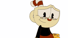 tongue out cuphead the cuphead show mocking bleh