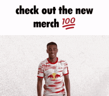 a man in a rb leipzig 14 jersey giving a thumbs up