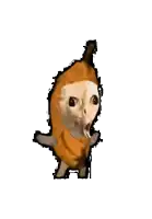 a picture of a cartoon character dressed as a banana