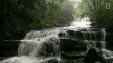 Waterfall Flowing Water GIF
