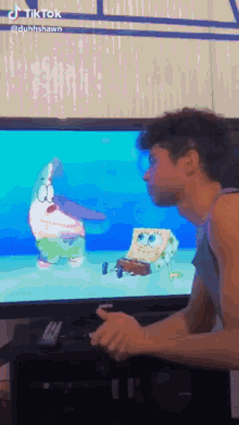 Spongebob Tiktok GIF - Spongebob Tiktok Patrick GIFs
