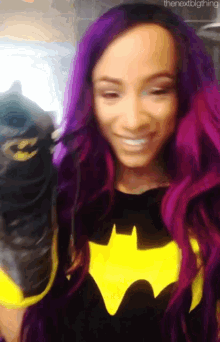 Sasha Banks Batman GIF - Sasha Banks Batman Batgirl GIFs