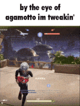 a screenshot of a video game with the caption " by the eye of agamotto im tweakin "