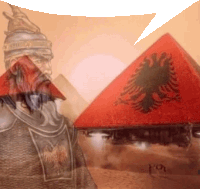 Albanie Pyramide Sticker