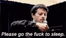Misha Go To Sleep GIF - Misha Go To Sleep GIFs