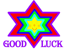 good luck star luckiness happy chance