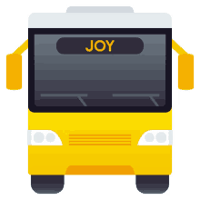 oncoming bus travel joypixels oncoming nearing