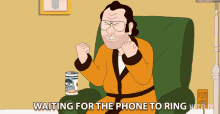 Waiting For The Phone To Ring Impatient GIF