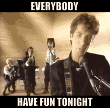 everybody have fun tonight wang chung party time new wave 80s music