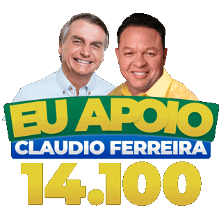 Eu Apoio Claudio Ferreira 14100 Sticker - Eu Apoio Claudio Ferreira 14100 Claudio Stickers