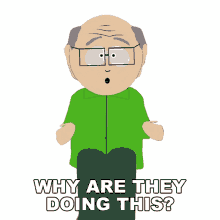 why are they doing this mr garrison south park s14e9 its a jersey thing