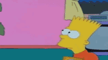 Bart Simpson Back Away GIF - Bart Simpson Back Away Back Away Slowly GIFs