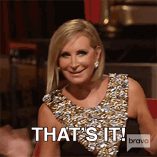 Thats It Real Housewives Of New York GIF - Thats It Real Housewives Of New York Thats Finished GIFs