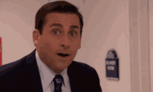 Finding Out Awesome News :D GIF - The Office Michael Scott Steve Carell GIFs