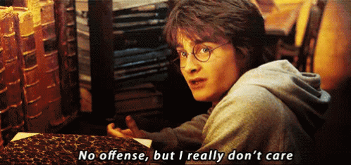 Harrypotter Dont GIF - Harrypotter Dont Care - Discover & Share GIFs