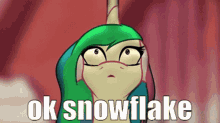 Ok Snowflake Snowflake GIF