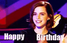 Happy Birthday! GIF - Happy Birthday Emma Watson Birthday GIFs
