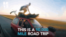 Car Surfing Standing On A Car GIF - Car Surfing Standing On A Car Surfing GIFs