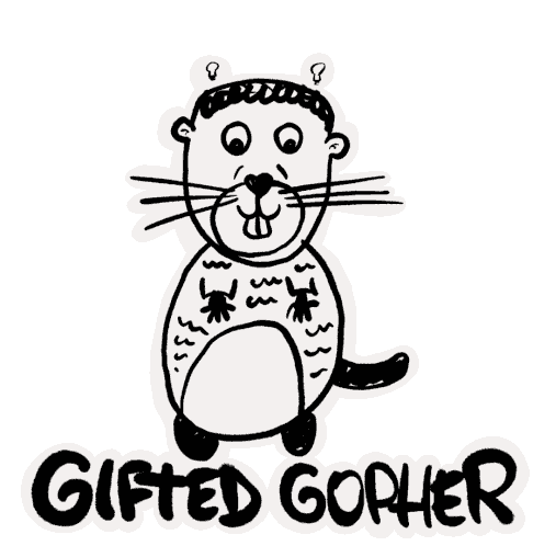 Gifted Gopher Veefriends Sticker - Gifted Gopher Veefriends Smart Stickers