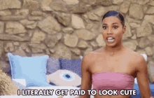 I Literally Get Paid To Look Cute Cute GIF - I Literally Get Paid To Look Cute Get Paid Cute GIFs