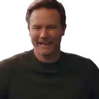 a man wearing a black sweater says " i don 't know "