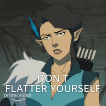 Dont Flatter Yourself Vexahlia GIF - Dont Flatter Yourself Vexahlia The Legend Of Vox Machina GIFs