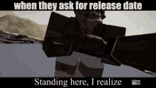 Release Date Standing Here GIF