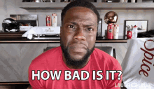 How Bad Is It Kevin Hart GIF - How Bad Is It Kevin Hart Lol Network GIFs