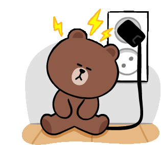 Brown Bear Energy Sticker - Brown Bear Energy Sleeping Stickers