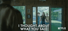 I Thought About What You Said Madison Thompson GIF - I Thought About What You Said Madison Thompson Erin Pierce GIFs