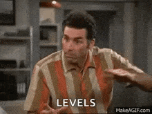 Kramer Levels GIF - Kramer Levels Seinfeld GIFs