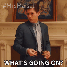 Whats Going On Joel Maisel GIF - Whats Going On Joel Maisel The Marvelous Mrs Maisel GIFs