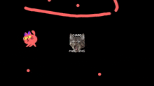 a drawing of a cat that says good morning on it