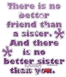 There Is No Better Friend Than A Sister Sister GIF