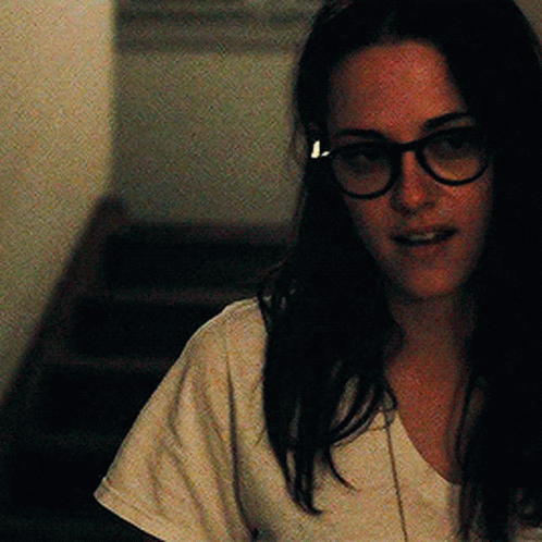 Kristen Stewart Glasses GIF - Kristen Stewart Glasses Yes