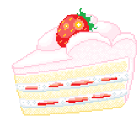 Strawberry Cake Cheesecake Sticker