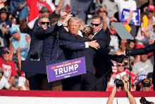 Trump Rally Shooter Trump Supporter Reaction GIF