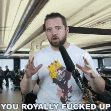 you royally fucked up bricky you messed up you made a mistake youre wrong